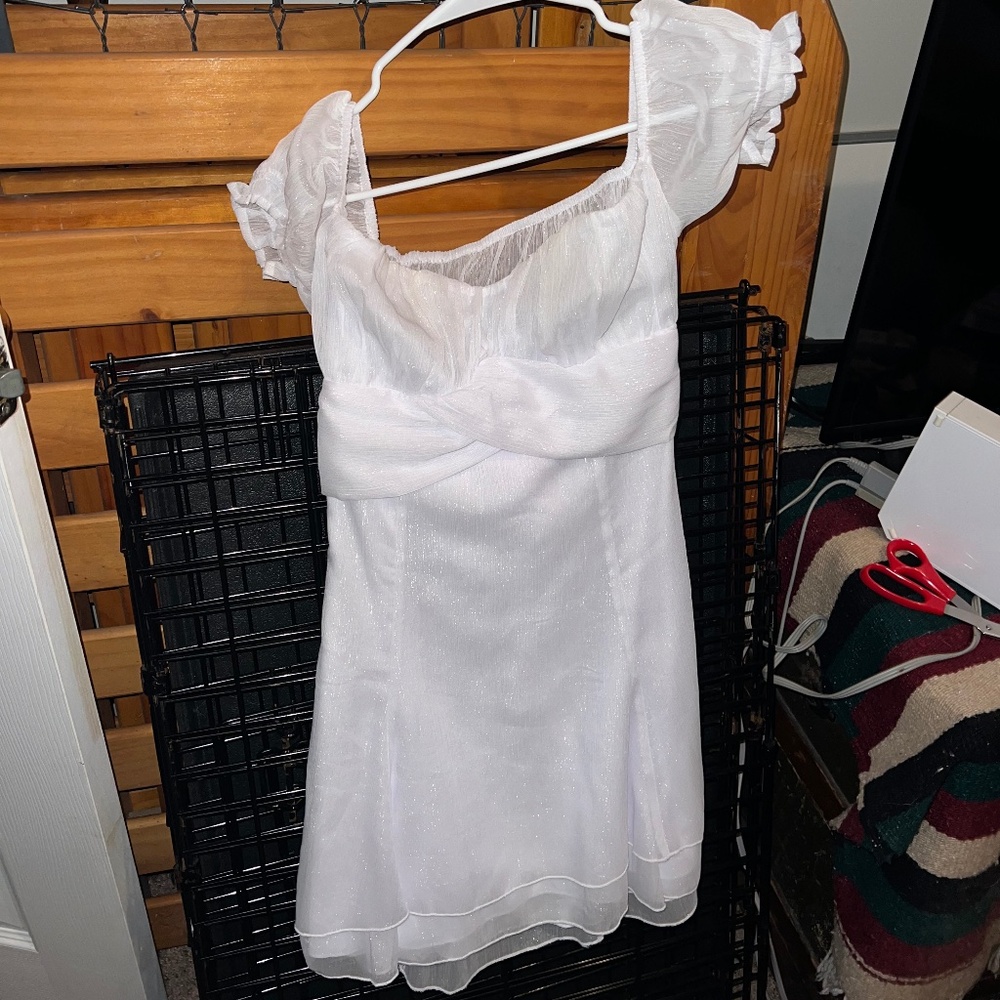 White Lucy In The Sky Dress